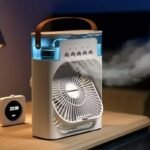 USB Portable Misting Fan – Water Spray Cooling