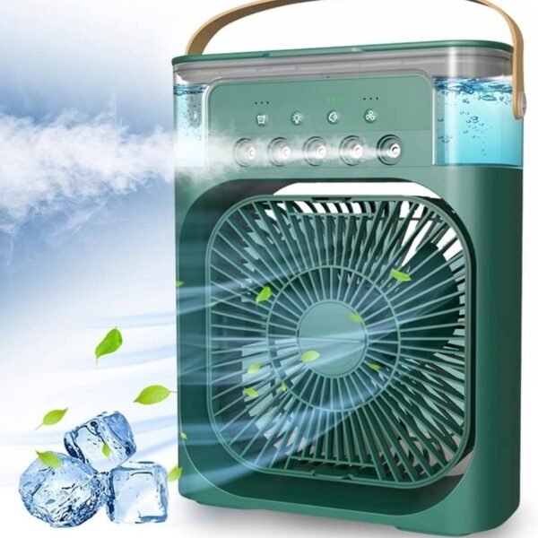 USB Portable Misting Fan – Water Spray Cooling