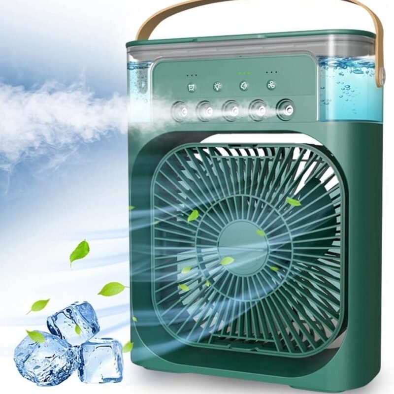 USB Portable Misting Fan – Water Spray Cooling