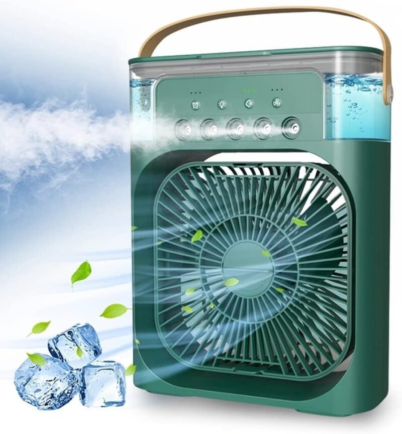 USB Portable Misting Fan – Water Spray Cooling
