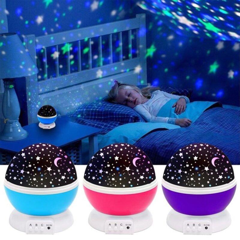 Star Master Rotating Projector – Galaxy LED Lamp