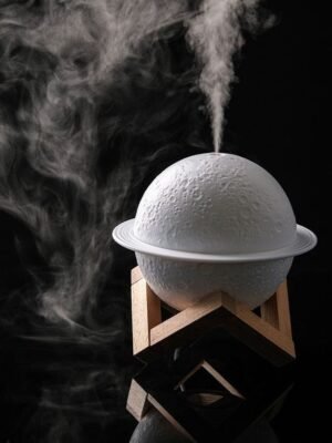 3D Moon Lamp Humidifier with LED Night Light