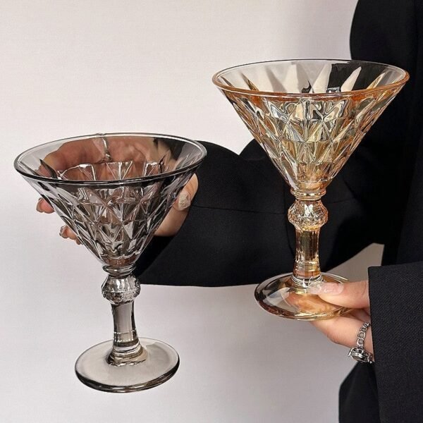 2 Piece Martini Crystal Glass Set – Cocktail Glassware