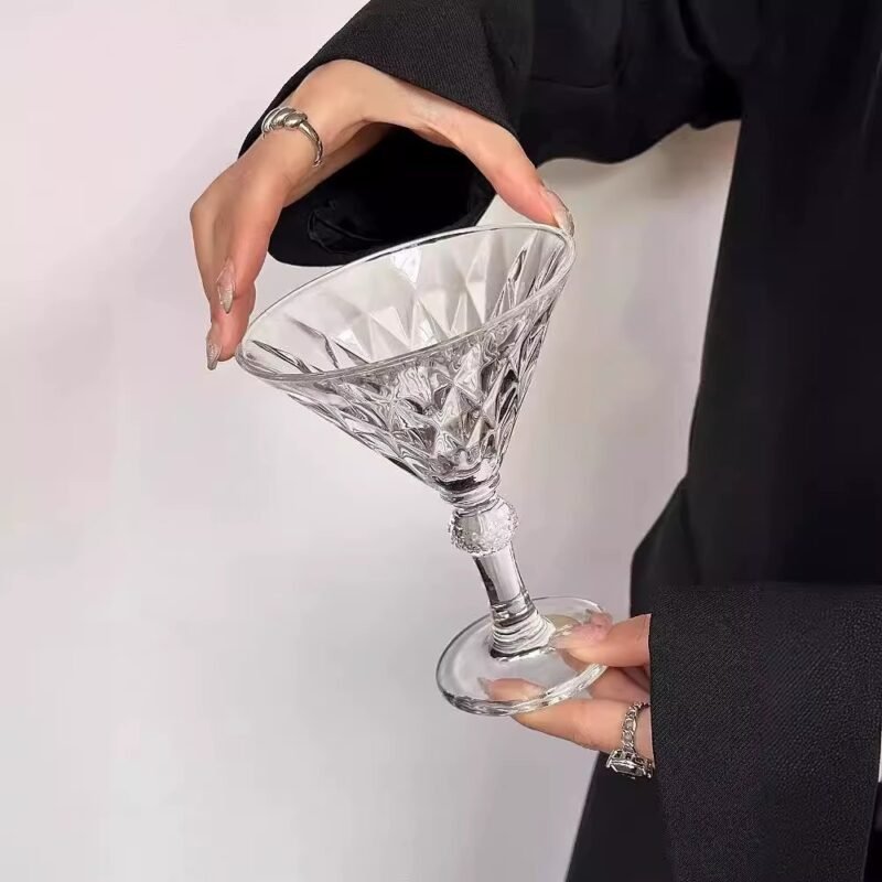 2 Piece Martini Crystal Glass Set – Cocktail Glassware