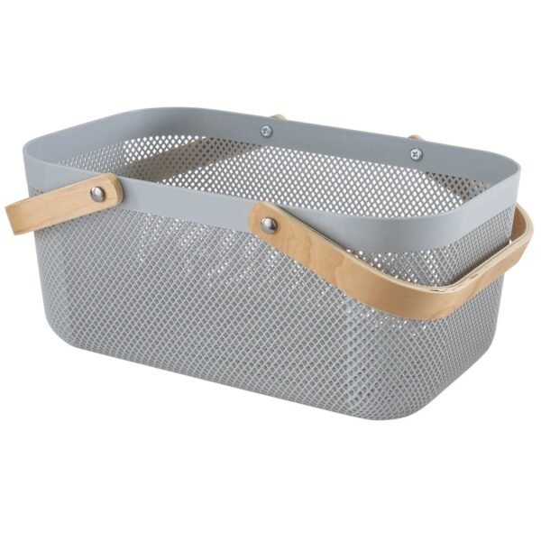 TK Mesh Storage Basket with Wooden Handles