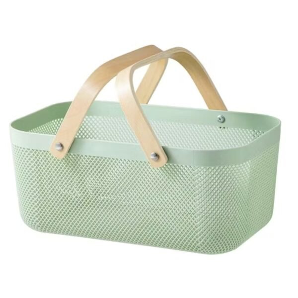 TK Mesh Storage Basket with Wooden Handles