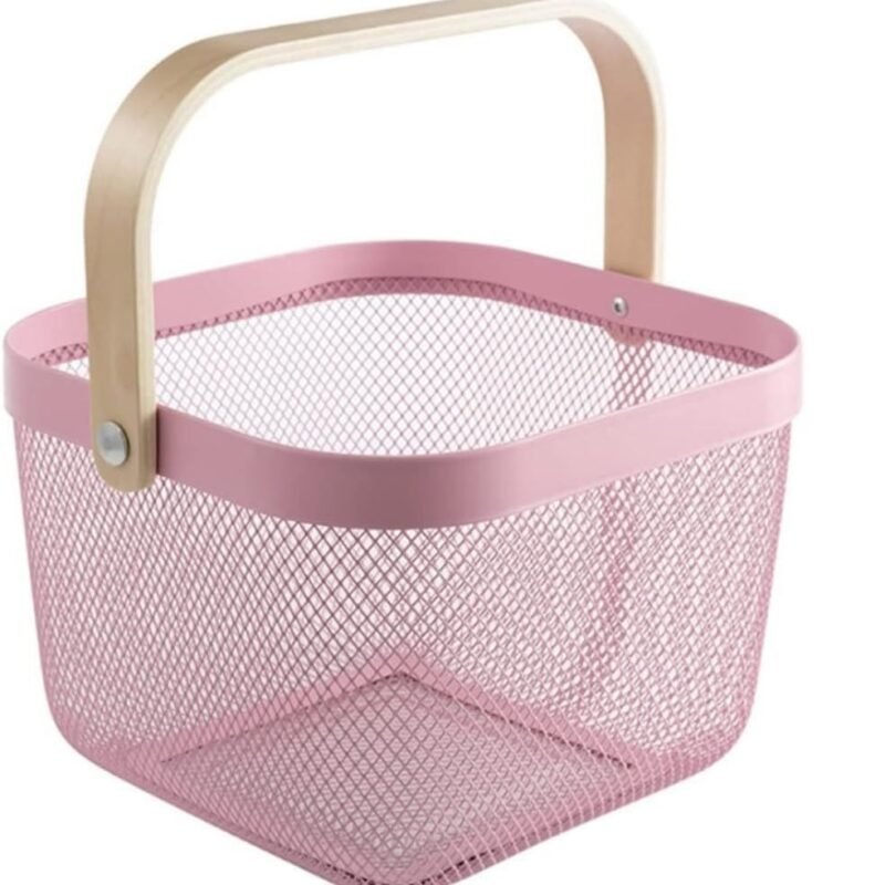 TK Square Iron & Wood Tray with Ventilation