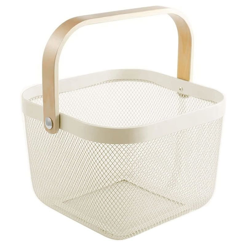TK Square Iron & Wood Tray with Ventilation
