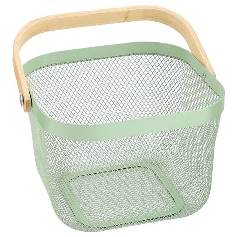 TK Square Iron & Wood Tray with Ventilation