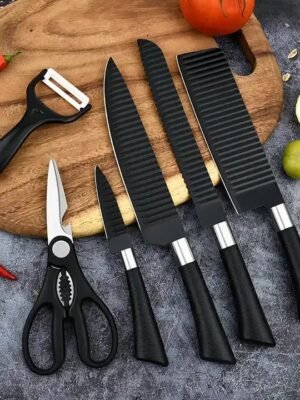 Zepter 6-Piece Kitchen Knife Set – Stainless Steel Cutlery Set