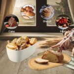 TK Bamboo Bread Bin with Cutting Board Lid – Eco-Friendly