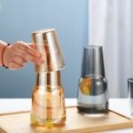 Glass Carafe and Drinking Glass Set