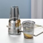 Glass Carafe and Drinking Glass Set