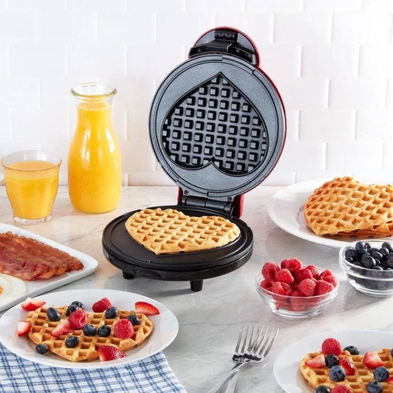 Mini Electric Waffle Maker 350W