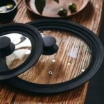 Glass Pot Lid with Silicone Rim – Heat-Resistant Kitchen Lid
