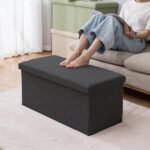 TK Upholstered Ottoman Bench with Storage