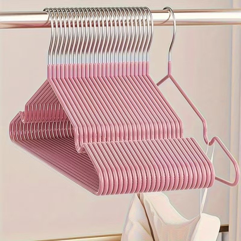 TK Silicone Non-Slip Clothes Hangers - Pack of 10
