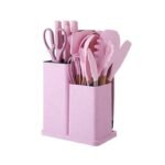 TK 19-Piece Kitchen Utensil & Knife Set with Holder