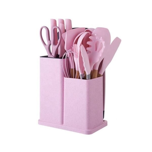 TK 19-Piece Kitchen Utensil & Knife Set with Holder