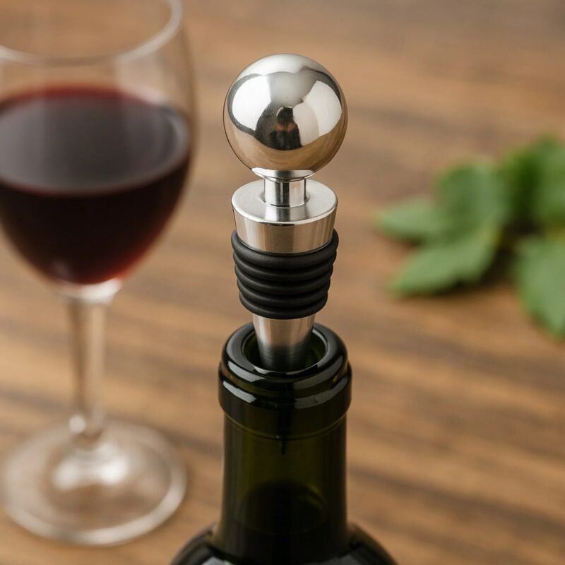 TK Zinc Alloy Wine Stopper – Wine Bottle Sealer