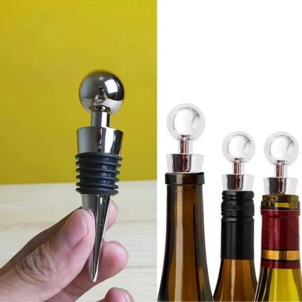 TK Zinc Alloy Wine Stopper – Wine Bottle Sealer