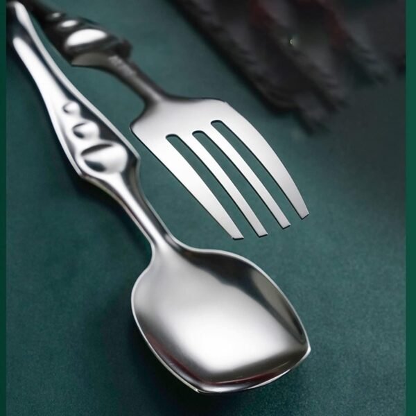 TK 2-in-1 Salad and Serving Tongs – Multi-Purpose Kitchen Tool