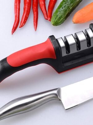 Compact Manual Knife Sharpener – Kitchen Blade Sharpener