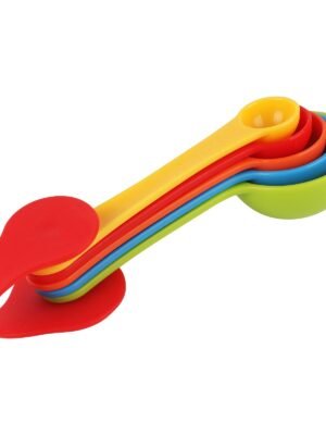 Colourful 5-Piece Measuring Spoon Set – Kitchen & Baking