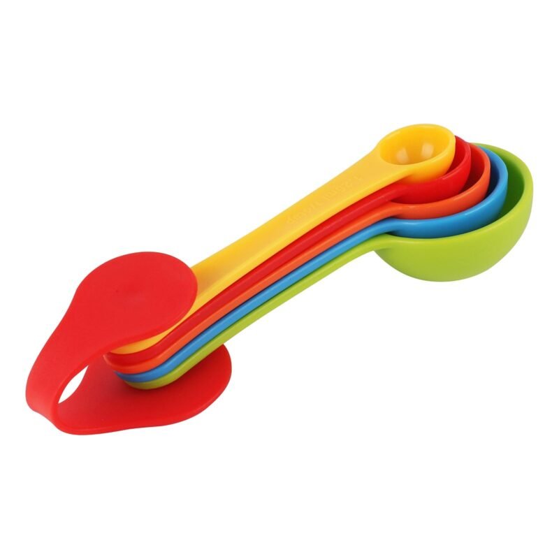 Colourful 5-Piece Measuring Spoon Set – Kitchen & Baking