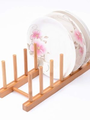 Compact Bamboo Storage Rack – Multipurpose Organizer
