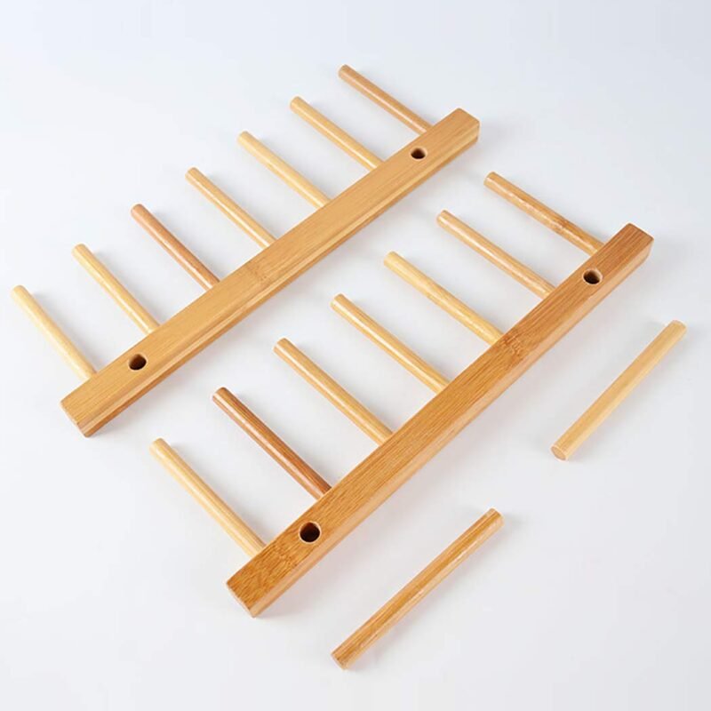 Compact Bamboo Storage Rack – Multipurpose Organizer