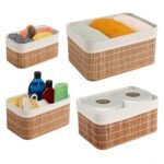 TK 4-Piece Wooden Storage Box – Home Organization Set