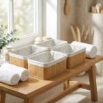 TK 4-Piece Wooden Storage Box – Home Organization Set