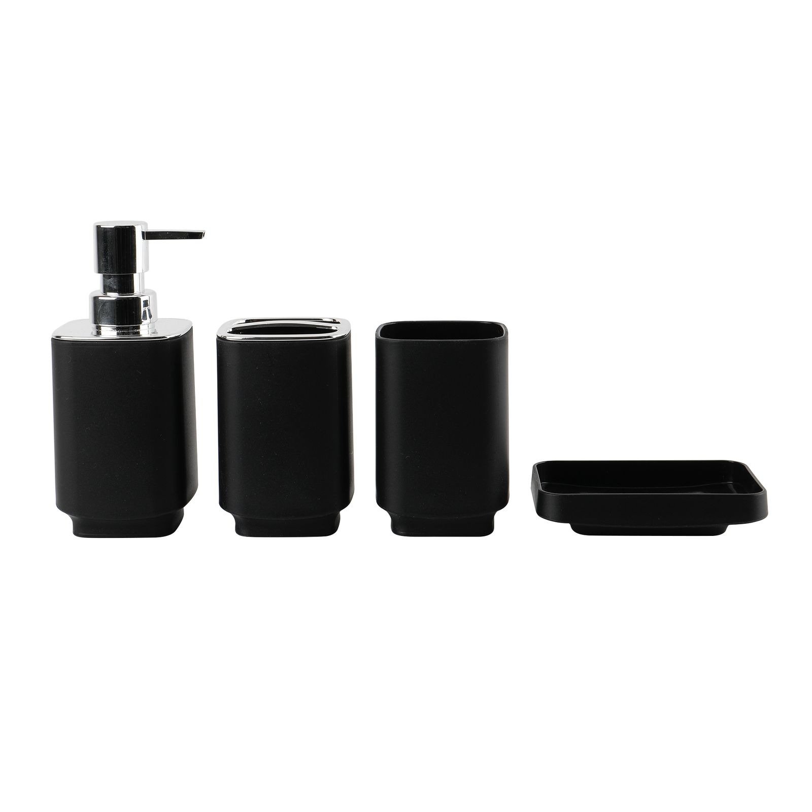 TK 4 Piece Bathroom Set – Matte Finish Accessories