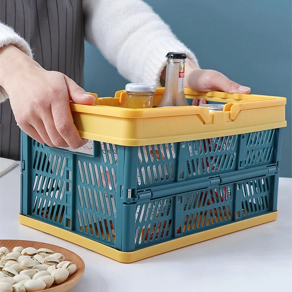 Portable Folding Storage Crate – Multipurpose Organizer