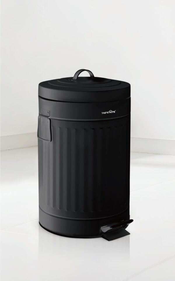 TK Metal Pedal Waste Bin with Inner Bucket – Hands-Free Trash Can