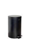 TK Cylindrical Metal Pedal Waste Bin with Inner Bucket
