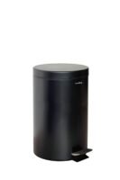 TK Cylindrical Metal Pedal Waste Bin with Inner Bucket