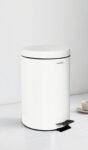 TK Cylindrical Metal Pedal Waste Bin with Inner Bucket