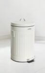 TK Metal Pedal Waste Bin with Inner Bucket – Hands-Free Trash Can