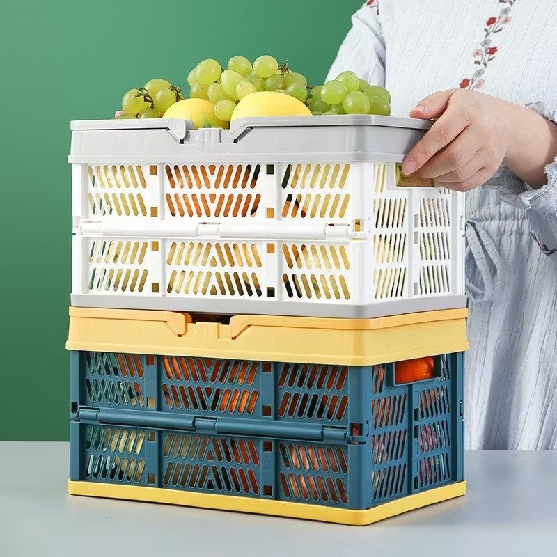 Portable Folding Storage Crate – Multipurpose Organizer