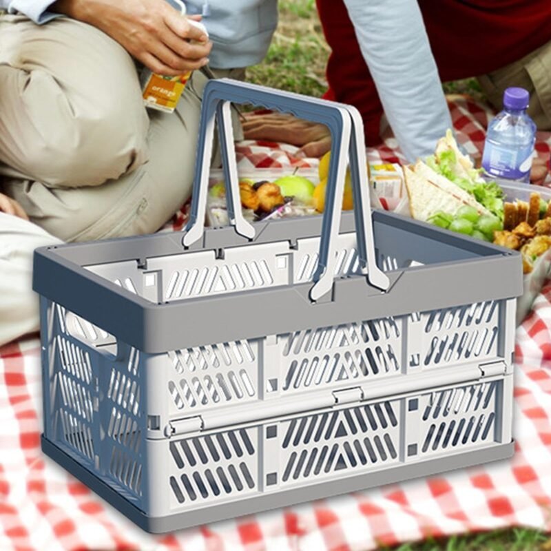 Portable Folding Storage Crate – Multipurpose Organizer