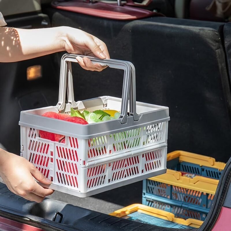 Portable Folding Storage Crate – Multipurpose Organizer
