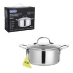 TK Honeycomb Stainless Steel Casserole Pot with Lid
