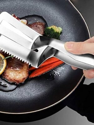 TK Steak Clamp & Flipper – Grill & Kitchen Essential