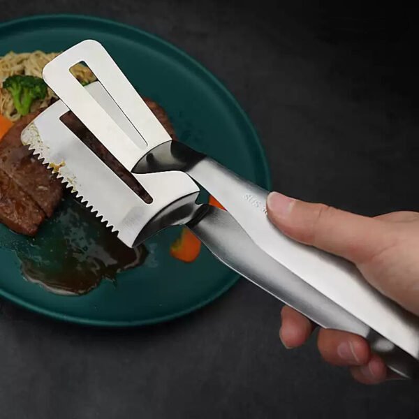 TK Steak Clamp & Flipper – Grill & Kitchen Essential