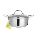 TK Honeycomb Stainless Steel Casserole Pot with Lid
