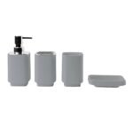 TK 4 Piece Bathroom Set – Matte Finish Accessories