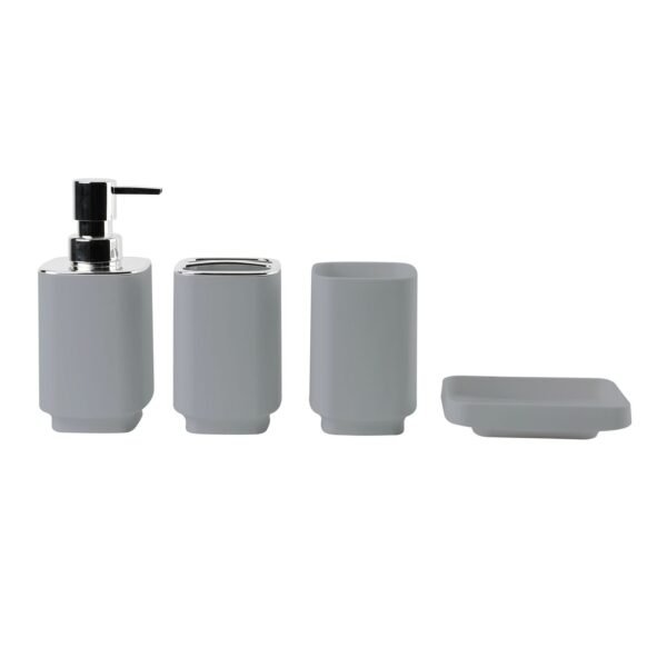TK 4 Piece Bathroom Set – Matte Finish Accessories
