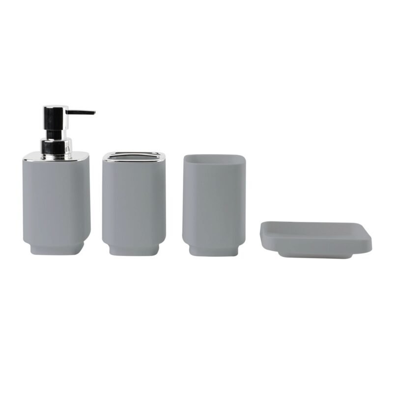TK 4 Piece Bathroom Set – Matte Finish Accessories